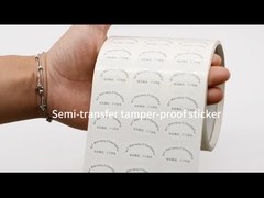 Autocolante de segurança de selos à prova de adulteração