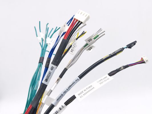 Matte Finish Wire And Cable Labels Thermal Transfer Clear Vinyl Self Laminating Wrap Around