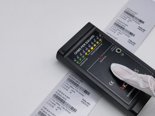 ESD Anti Static Labels 2mil Glossy Electrostatic Dissipative Polyester Labels