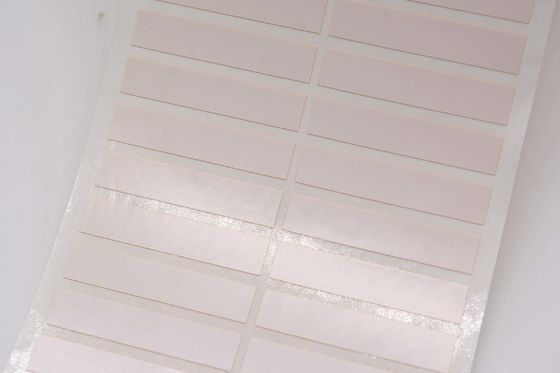 Polyimide High Temperature Adhesive Labels 31.5mmx6.35mm 1mil  White Matte Stickers