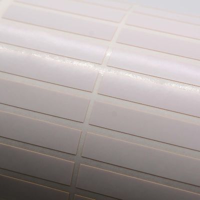Polyimide High Temperature Adhesive Labels 31.5mmx6.35mm 1mil  White Matte Stickers