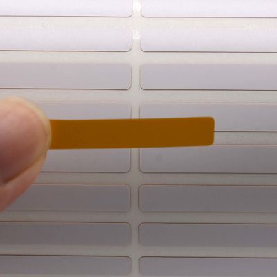 38mmx6mm 1mil  White Matte High Temperature Resistant Polyimide Sticker