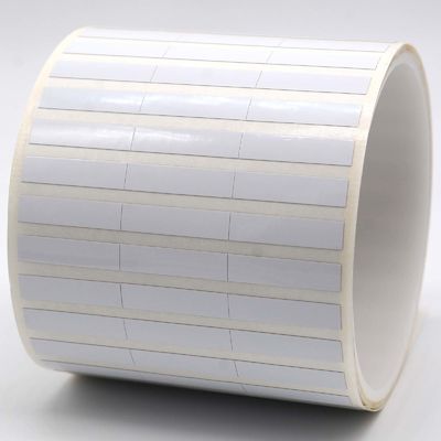 25x6mm 2mil White Gloss High Temperature Resistant Polyimide Label For Anti-Static