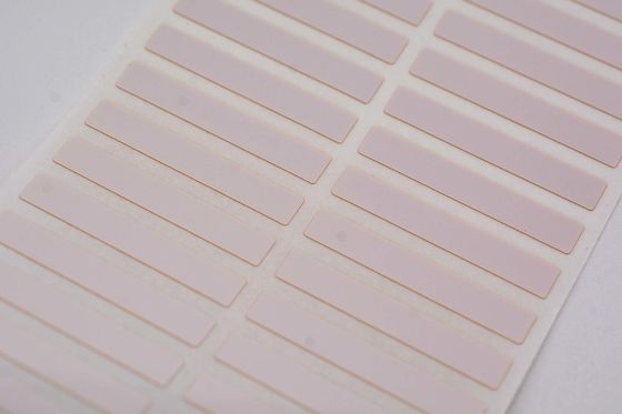 25mmx4mm High Temperature Adhesive Labels 1mil White Matte Polyimide