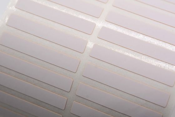 25mmx4mm High Temperature Adhesive Labels 1mil White Matte Polyimide