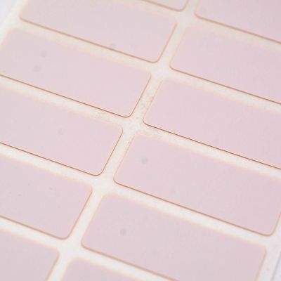 25mmx10mm High Temperature Adhesive Labels 1mil White Matte Polyimide Material