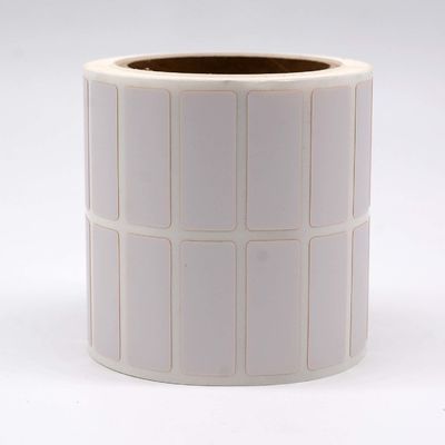 25mmx10mm High Temperature Adhesive Labels 1mil White Matte Polyimide Material