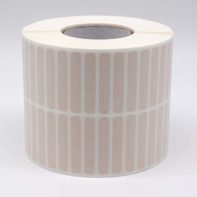 35mmx6mm Thermal Transfer Adhesive Label 1mil White Matte High Temperature Resistant With Polyimide