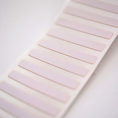 28mmx4mm, 2mil  White Gloss High Temperature Resistant Polyimide Label
