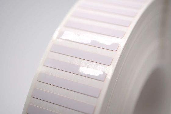 28mmx4mm, 2mil  White Gloss High Temperature Resistant Polyimide Label