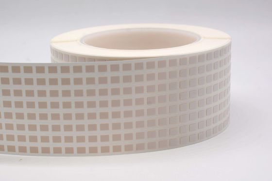 4mmx5mm Permanent Adhesive Label 1mil  White Matte High Temperature Resistant Polyimide Label For 8 Row