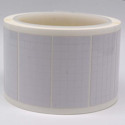 5.5mmx5.5mm Permanent Adhesive Label 1mil White Gloss High Temperature Resistant Polyimide Label