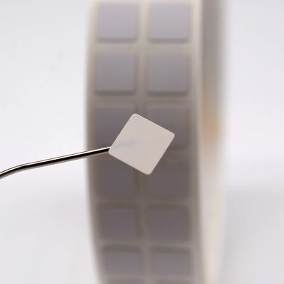 7mmx7mm Permanent Adhesive Label 1.5mil  White Matte High Temperature Resistant Polyimide Label