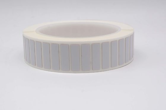 23.5mmx7mm Permanent Adhesive Label 1.5mil White Matte High Temperature Resistant Polyimide Label