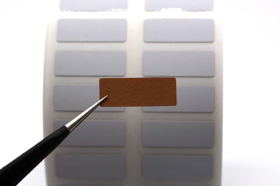 16mmx6mm Low Temperature Labels 1.5mil White Gloss High Temperature Resistant Polyimide Label