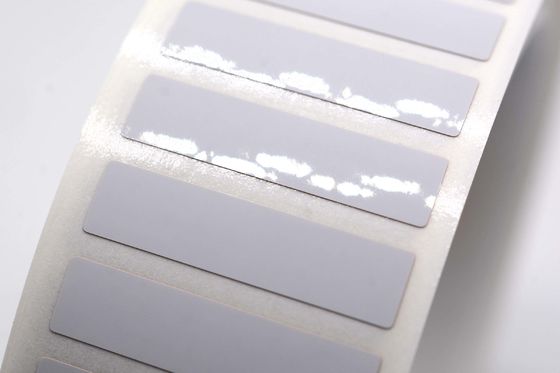 25mmx6mm High Temperature Adhesive Labels 1.5mil White Gloss Polyimide Label