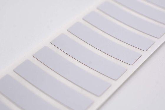 25mmx6mm High Temperature Adhesive Labels 1.5mil White Gloss Polyimide Label