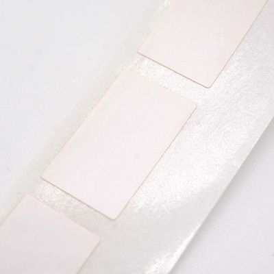 12.5mmx21mm Thermal Transfer Adhesive Label 1mil White Matte Polyimide Label