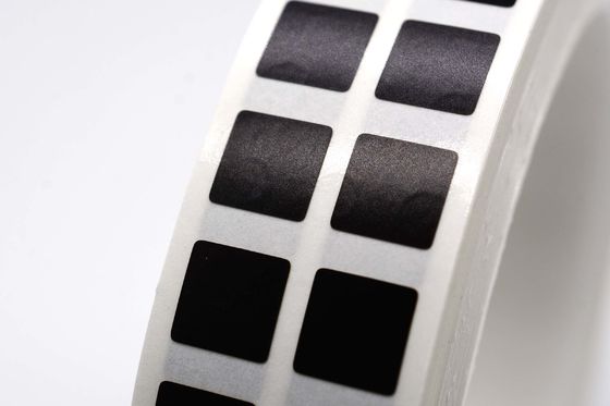 8mmx8mm 1.5mil Black Matte High Temperature Resistant Polyimide Label
