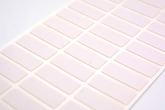 20mmx8mm 1mil  Thermal Transfer Roll Labels White Matte Label For 3 Row