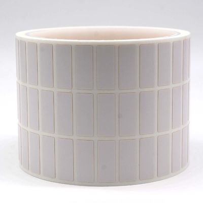 20mmx8mm 1mil  Thermal Transfer Roll Labels White Matte Label For 3 Row
