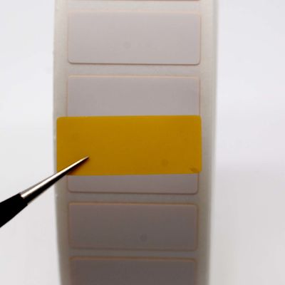 20mmx8mm 1mil White Matte High Temperature Resistant Polyimide Label For Single Row
