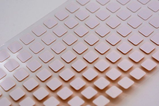 6mmx6mm 1.5mil White Gloss High Temperature Resistant Polyimide Label