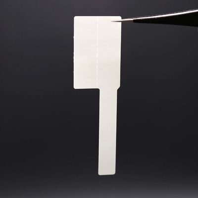 24*84*9*37m 2mil White Matte Synthetic Paper Flag Tag For Cable Label With Tear Hard