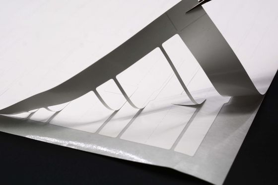 24*84*9*37m 2mil White Matte Synthetic Paper Flag Tag For Cable Label With Tear Hard