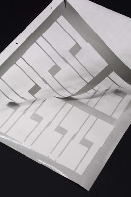 24*84*9*37m 2mil White Matte Synthetic Paper Flag Tag For Cable Label With Tear Hard