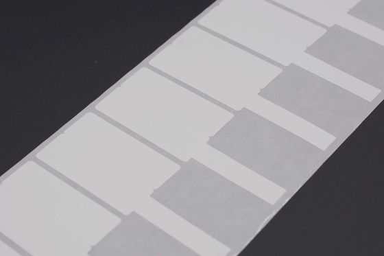 35x28-20-8mm,2mil White Matte Water Resistant Synthetic Paper Cable Label