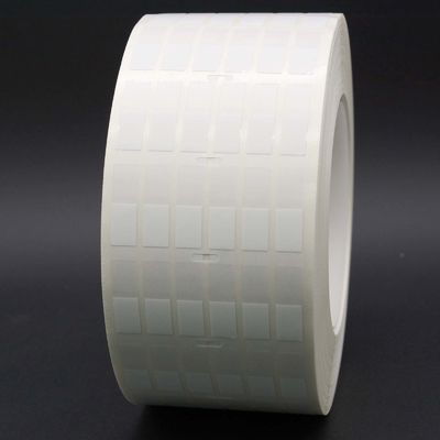 8x25-12.5mm Cable Adhesive Label 2mil White Matte Translucent Water Resistant Vinyl Cable Label