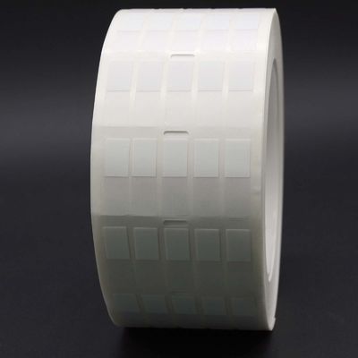 8x19-12mm 2mil White Matte Water Transparent Resistant Vinyl Cable Label
