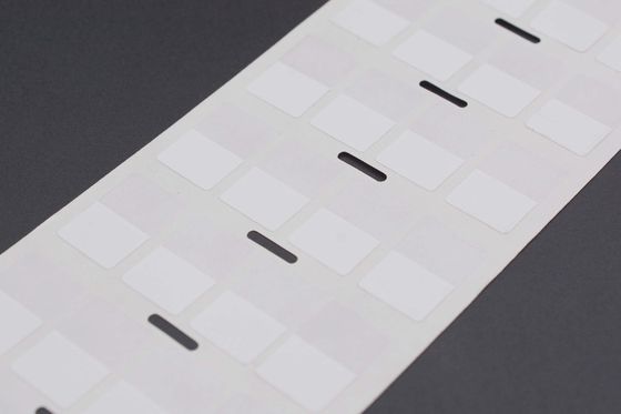 19x20-9mm Adhesive Cable Labels 2mil White Matte Translucent Water Resistant Vinyl Cable Label