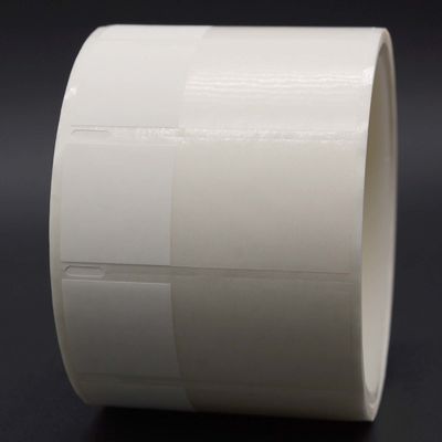 25x37-11.5mm Cable Adhesive Label 2mil White Matte Translucent Water Resistant Vinyl Cable Label