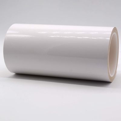 1Mil Gloss White Permanent Adhesive Polyimide Materials With Glassine