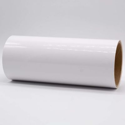 Removable Anti Static Label Material 1Mil Gloss White Polyimide Materials With Glassine