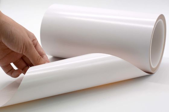 2Mil High Temperature Adhesive Label Material Matte White Permanent Adhesive Polyimide With Glassine