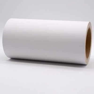 Polyimide Materials Permanent Adhesive Matte White 1Mil With Glassine