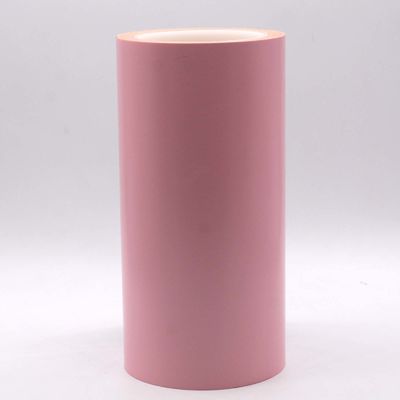 1Mil High Temperature Adhesive Label Material Matte Red Permanent Adhesive Polyimide With Glassine