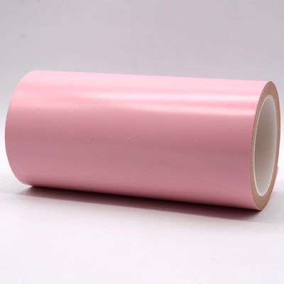 1Mil High Temperature Adhesive Label Material Matte Red Permanent Adhesive Polyimide With Glassine