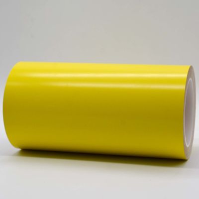 1Mil High Temperature Adhesive Label Material Matte Yellow Permanent Adhesive Polyimide With Glassine