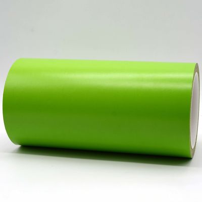 1Mil High Temperature Adhesive Label Material Matte Green Permanent Adhesive Polyimide With Glassine