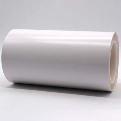 1Mil Anti Static Label Material Matte White Permanent Adhesive Antiflaming Polyimide With Glassine