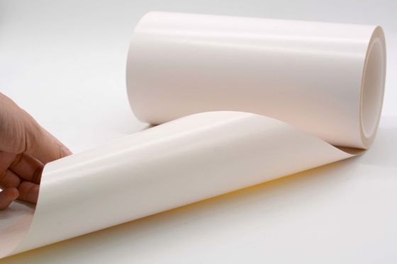 1Mil Matte White Permanent Adhesive Polyimide Materials With Glassine