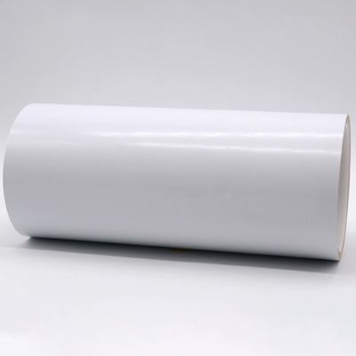 OEM Service Anti Static Label Material Matte White 2Mil Polyimide With Mesh Check Base