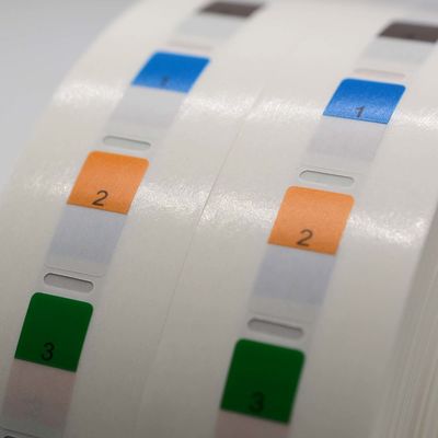 10*20-10mm Adhesive Cable Labels Multicolor Matte Translucent Water Resistant Vinyl Cable Label