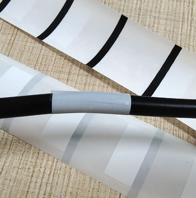 20*22mm Cable Adhesive Label 1mil White Gloss Transparent Water Resistant Polyester Label