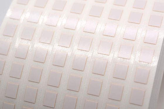 4mmx5mm Permanent Adhesive Label 1mil  White Matte High Temperature Resistant Polyimide Label For 8 Row