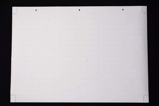 24*84*9*37m 2mil White Matte Synthetic Paper Flag Tag For Cable Label With Tear Hard